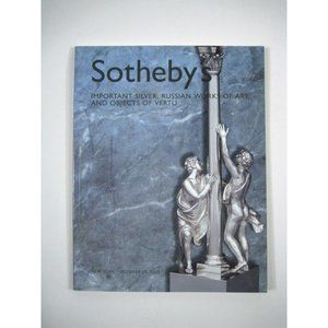 Sotheby's October 2003 Catalog Important Silver Russian Art Objects of Vertu